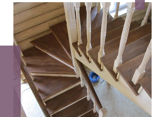 Реставрация деревянных лестниц в Кандалакше от 4243 руб.