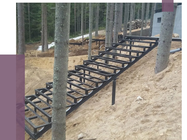 Монтаж металлических лестниц в Кандалакше от 13386 руб. 