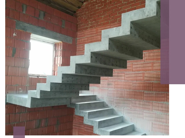 Бетонные лестницы под ключ в Кандалакше: монтаж, демонтаж, ремонт