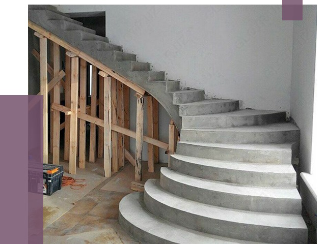 Изготовление бетонных лестниц под ключ в Кандалакше от 19701 руб. | ПРОЛЁТ-Кнд