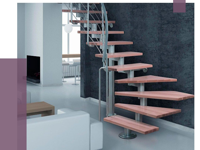 Модульные лестницы в Кандалакше от 16670 руб. — купить в ПРОЛЁТ-Кнд