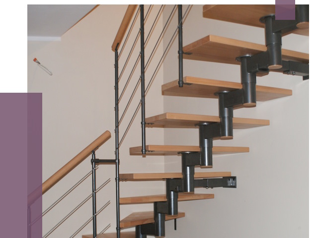 Изготовление модульных лестниц в Кандалакше от 11366 руб. 