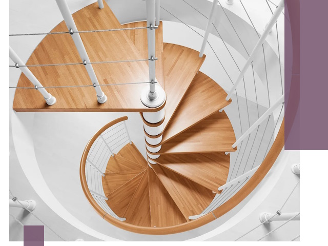 Изготовление винтовых лестниц под ключ в Кандалакше