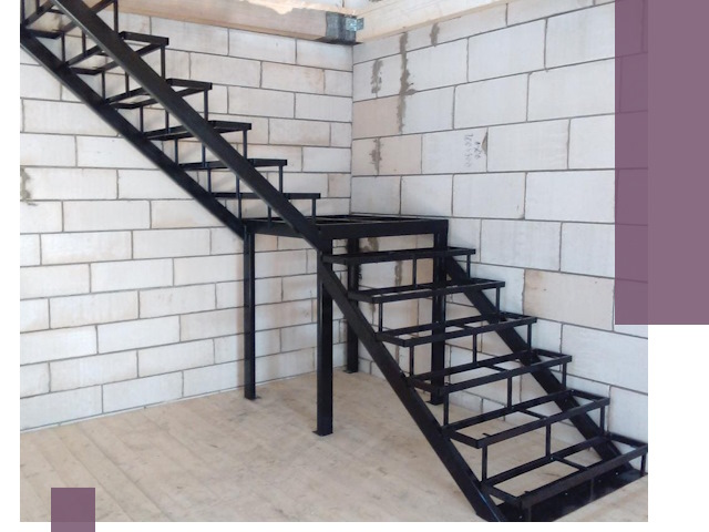 Лестницы на металлокаркасе под ключ в Кандалакше — изготовление и монтаж