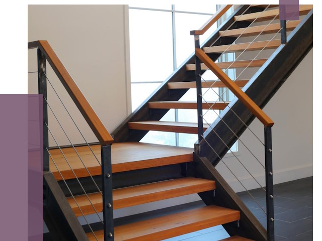Изготовление лестниц на металлокаркасе в Кандалакше от 18691 руб. | ПРОЛЁТ-Кнд