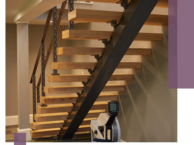 Лестницы на монокосоурах под ключ в Кандалакше - изготовление и монтаж