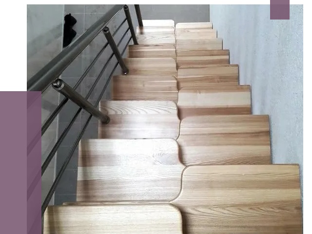 Лестницы гусиный шаг в Кандалакше от 12881 руб. под ключ | ПРОЛЁТ-Кнд