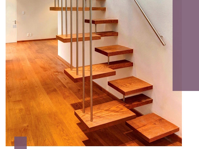 Лестницы «гусиный шаг» на заказ в Кандалакше для узких пространств