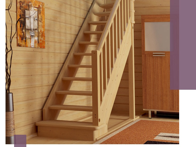 Лестницы эконом класса под ключ в Кандалакше — недорого и быстро