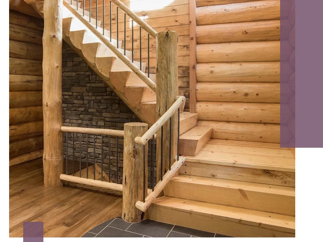 Лестницы в баню под заказ и профессиональный монтаж в Кандалакше