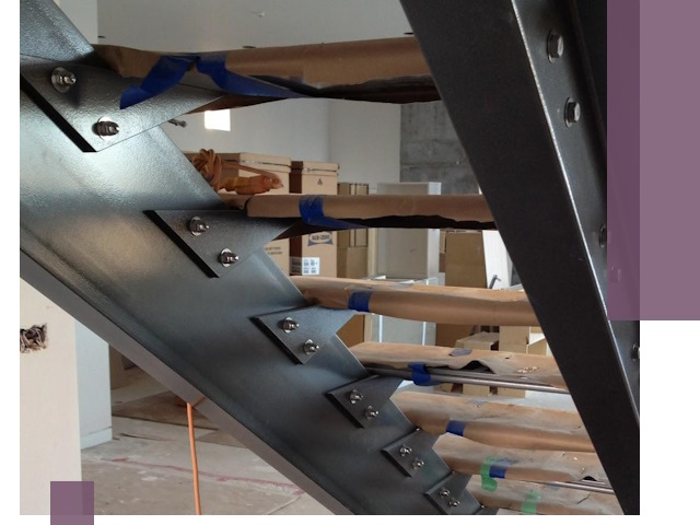 Усиление лестничных конструкций и усиление опор в Кандалакше