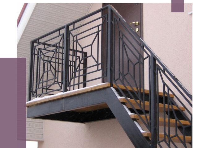 Металлические перила в Кандалакше от 4243 руб.  | ПРОЛЁТ-Кнд