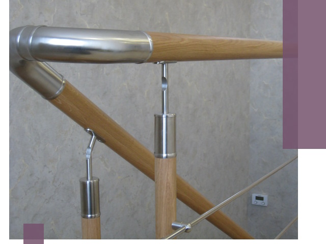 Комбинированные перила на заказ в Кандалакше — монтаж и производство