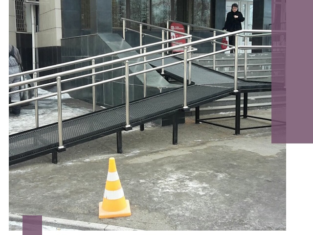 Стационарные пандусы под ключ в Кандалакше — изготовление и монтаж