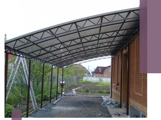 Профессиональный монтаж навесов под ключ в Кандалакше