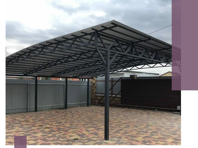 Недорогие навесы под ключ в Кандалакше — изготовление и монтаж