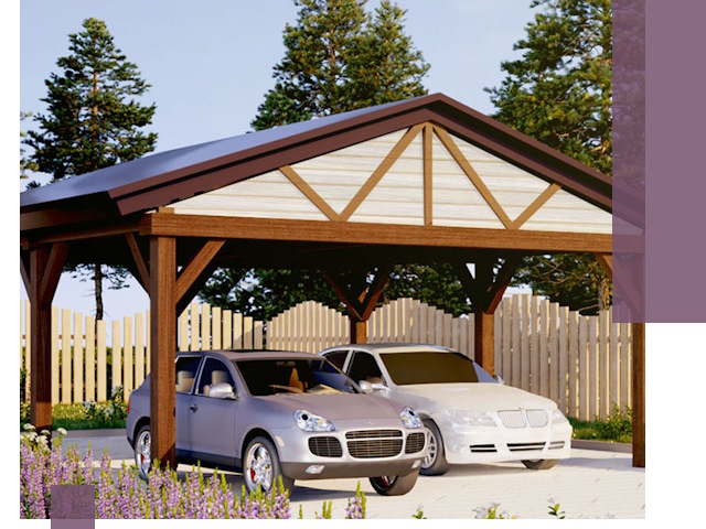 Навесы для автомобиля в Кандалакше — изготовление и монтаж