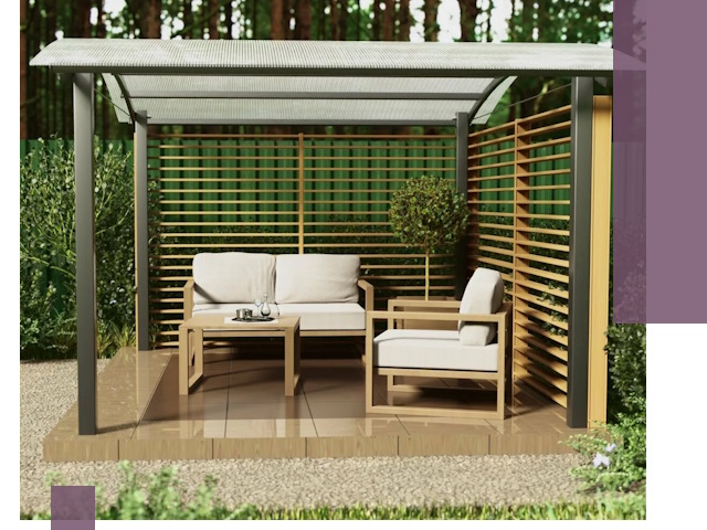 Навесы для дачи в Кандалакше: изготовление, монтаж и демонтаж