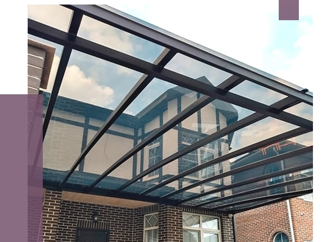 Навесы из поликарбоната в Кандалакше от 8507 руб. под ключ — ПРОЛЁТ-Кнд