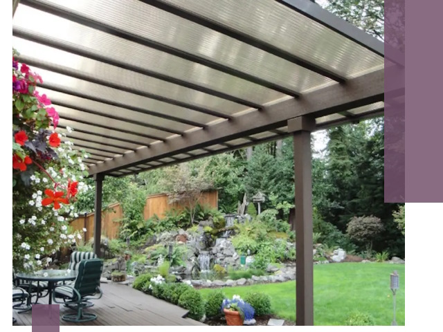 Навесы из поликарбоната под ключ в Кандалакше быстро и надёжно