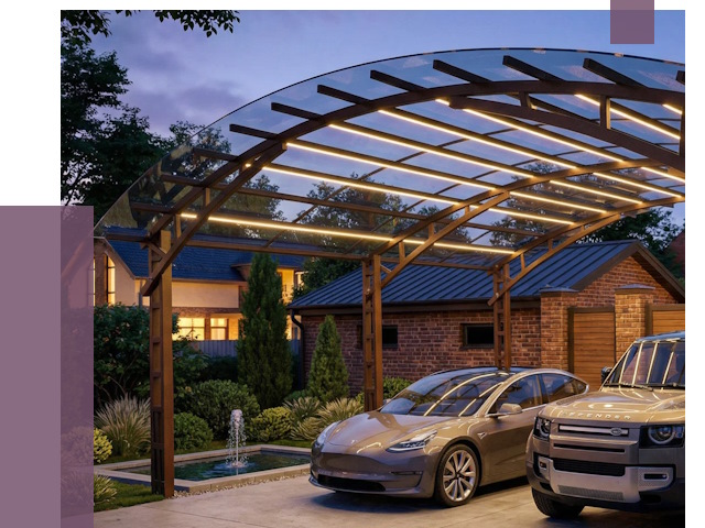 Металлические навесы в Кандалакше от 12528 руб. под ключ — ПРОЛЁТ-Кнд