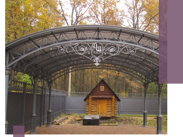 Кованые навесы премиум-класса под заказ в Кандалакше