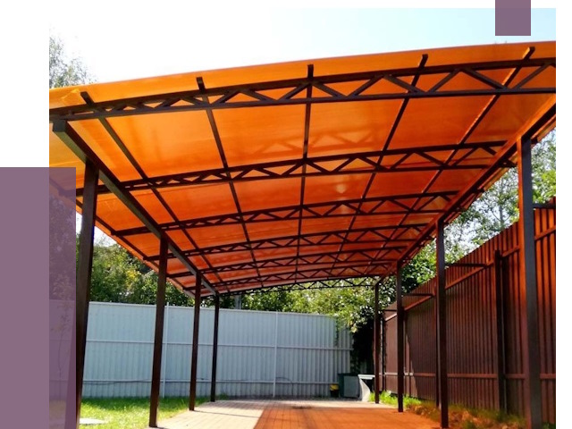 Односкатные навесы под ключ в Кандалакше от 12982 руб. 