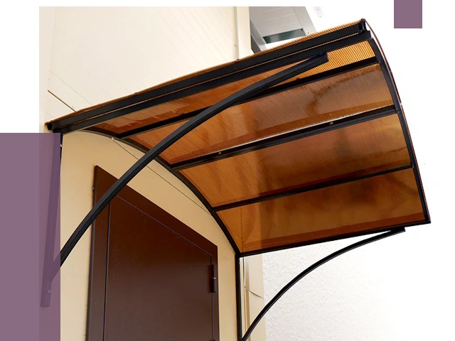 Недорогие козырьки в Кандалакше от 7496 руб.  | ПРОЛЁТ-Кнд