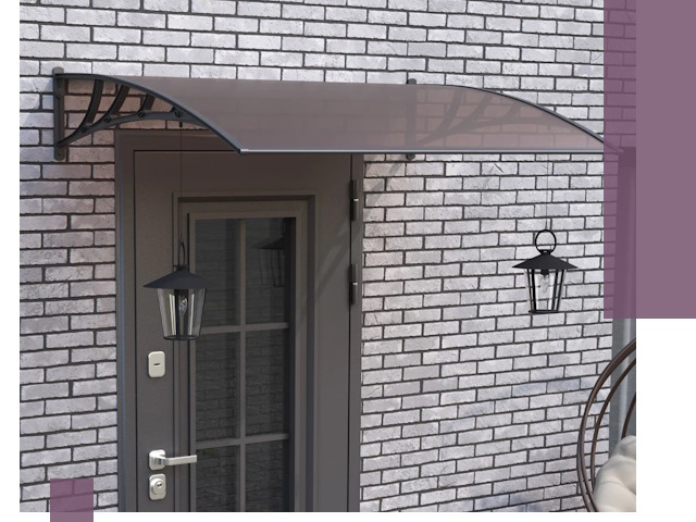 Недорогие козырьки и навесы под ключ в Кандалакше