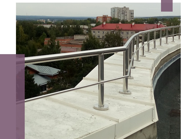 Парапеты и ограждения кровли в Кандалакше от 4900 руб.