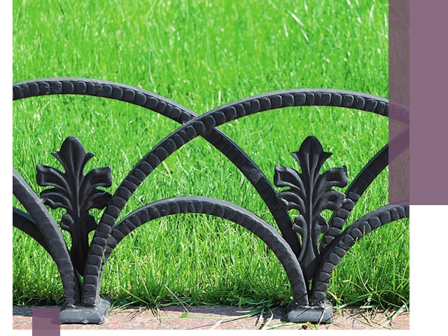 Декоративные металлические бордюры под ключ в Кандалакше