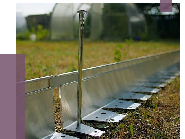 Металлические бордюры для газона в Кандалакше от 4243 руб. | ПРОЛЁТ-Кнд