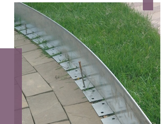 Металлические бордюры для тротуаров в Кандалакше от 8588 руб.