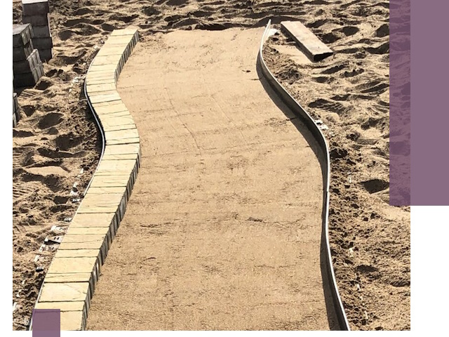 Металлические бордюры для тротуаров в Кандалакше — прочные и долговечные